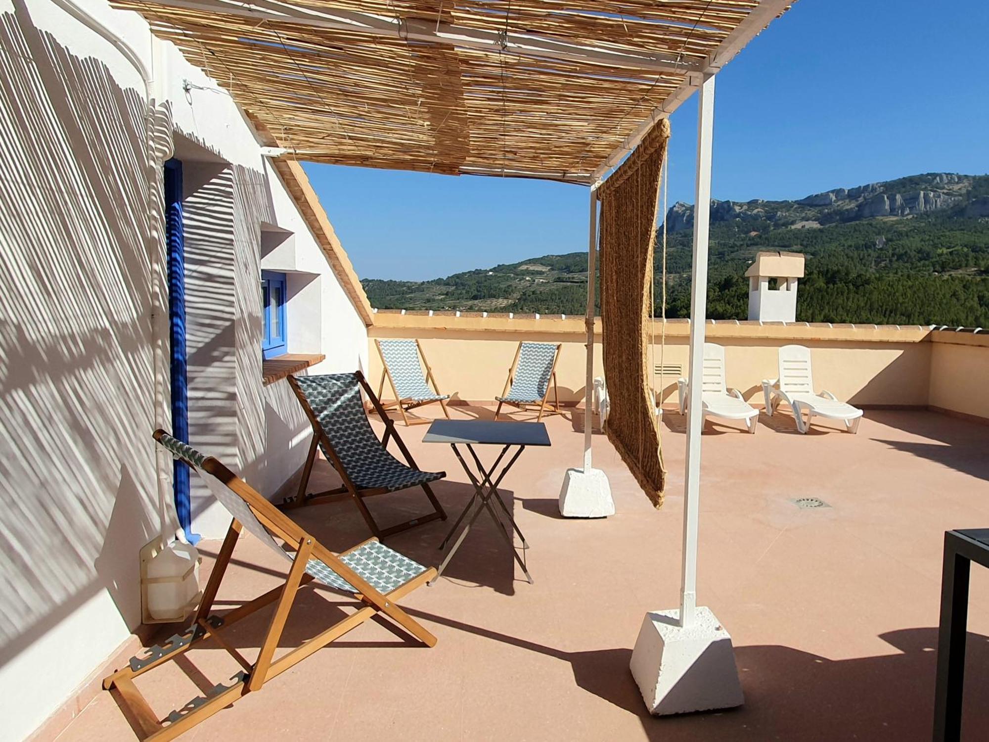 Atico Guadalest Rooftop Apartment With 360º Views And Art Экстерьер фото